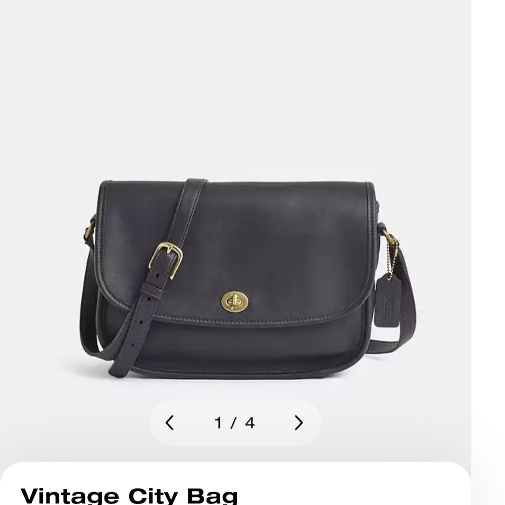 Coach Blue Crossbody Bag - Picture 11 of 13